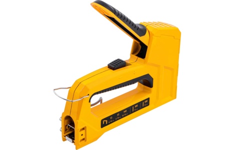 Мебельный степлер Denzel тип 53 и 13, 6-14 мм, тип 140, 10-14 мм, тип 300, 15 мм, тип 500, 15 мм 40215