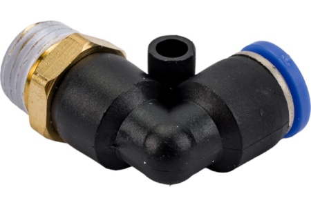 Фитинг Г- образный трубка 6 мм, резьба наружная 1/4" Pegas pneumatic 5901