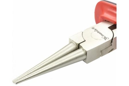 Круглогубцы NICKEL MATRIX 160 мм, никелированные, двухкомпонентные рукоятки 17355