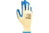 Трикотажные полиэфирные перчатки СИБРТЕХ латексное рельефное покрытие, размер 8 677515