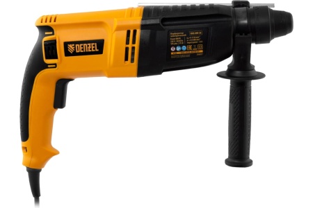 Электрический перфоратор Denzel rhh-800-26, sds-plus, 800 вт, 3 дж, 3 плюс 1 режим 26607