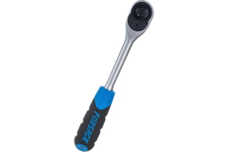 Реверсивная трещотка Forsage с резиновой ручкой, 1/2", L-260мм, 45зуб 15769 F-80243