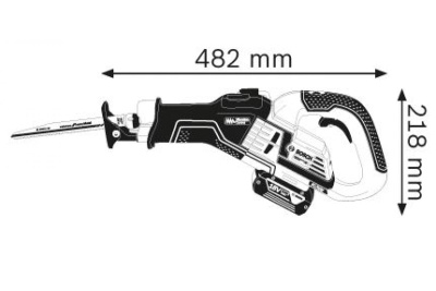 Аккумуляторная сабельная пила Bosch 18 В GSA 18V-32 0.601.6A8.107