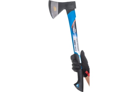 Плотницкий топор Барс 1000гр., двухкомпонентная обрезиненная рукоятка 21414