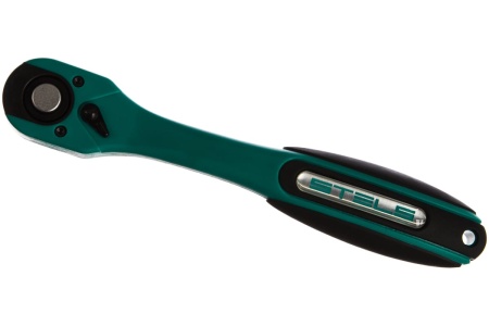 Ключ-трещотка 1/2", 72 зуба, с быстрым сбросом, CrV, 2-х компонентная рукоятка STELS 14030