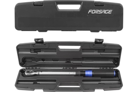 Динамометрический ключ щелчкового типа Forsage Premium с быстрой фиксацией, 20-120 Нм, 3/8" F-6473390