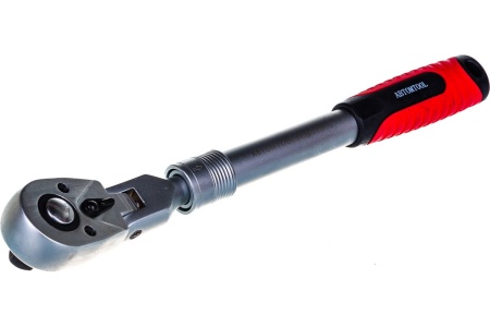 Трещотка ABTOMTOOL РROFFI 1/2, 72 зуб, 350-500 мм, телескопическая, CrV 54252