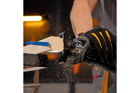 Сабельная аккумуляторная пила Denzel бесщет. brc-120, 18в li-ion 28460