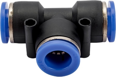 Фитинг цанговый тройник 12 мм Pegas pneumatic 5605