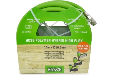 Шланг High Flex гибридный ПВХ 10 мм, 15 м Essve 712994