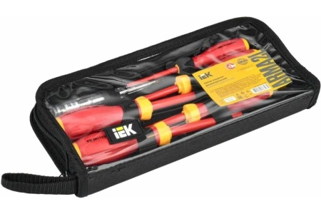 Набор диэлектрических отверток IEK ARMA2L 3 K3 6 шт. A2L3-NS30-K3-06