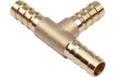 Тройник Т елочка 8 мм, латунь, в блистере AV Steel AV-700339B блистер