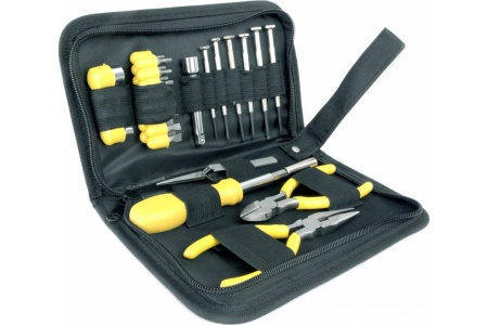 Набор инструментов Cablexpert 12 инструментов, 32 предмета TK-HOBBY
