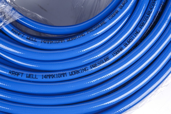 Шланг воздушный гибридный PVC 10x14 мм, 100 м KraftWell KRW-HS1014HPVC