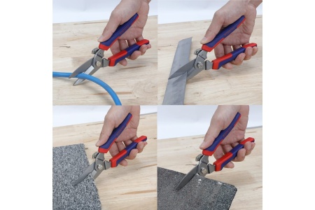 Универсальные кованые ножницы WORKPRO 200 мм WP214009