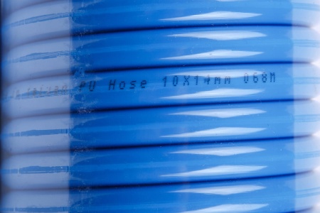 Шланг воздушный полиуретановый, спиральный 10x14 мм, 15 м KraftWell KRW-HC101415