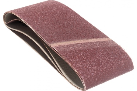 Шлифовальная универсальная бесконечная лента STAYER на тканевой основе для ЛШМ P100 75x457 мм 3 шт. 35441-100