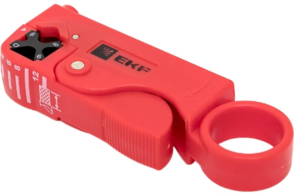 Инструмент для разделки и зачистки коаксиального кабеля EKF TERACOM TRC-S10