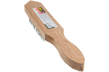Корщетка с деревянной ручкой FIT IT 6-ти рядная 38406
