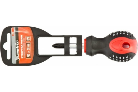 Отвертка Ph2х38 мм MATRIX Fusion anti slip 11431 Отвертка Ph2х38 мм MATRIX Fusion anti slip 11431