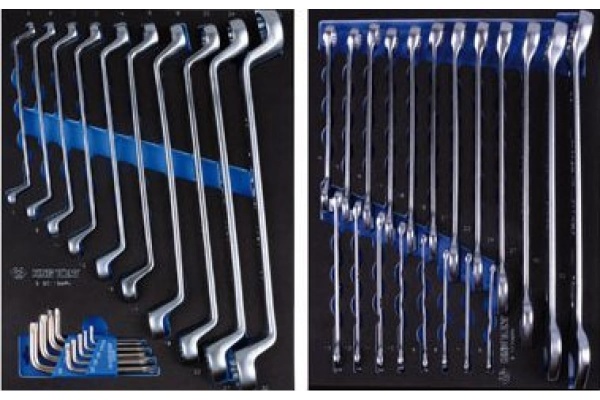 Набор инструментов в красной тележке, 286 предметов KING TONY 934A-010MRV