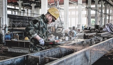 Углошлифовальная машина KRESS KU720, 1400Вт, 150мм, коробка