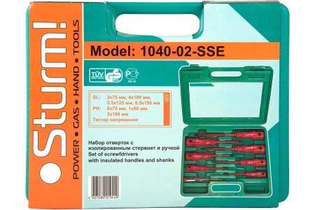 Набор отверток Sturm 8 шт. 1040-02-SSE