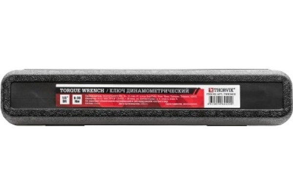 Динамометрический ключ THORVIK TWM14630 1/4DR, 6-30 Нм 53565