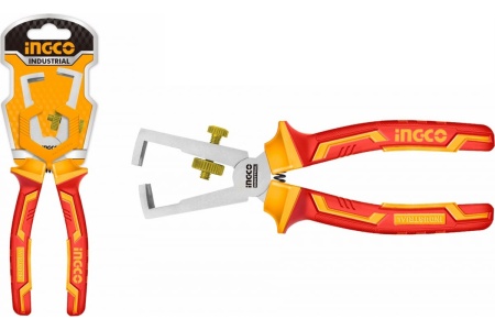 Стриппер для зачистки проводов диэлектрический INGCO 160мм INDUSTRIAL HIWSP28160 Стриппер для зачистки проводов диэлектрический INGCO 160мм INDUSTRIAL HIWSP28160