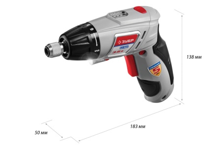 Аккумуляторная отвертка-трансформер ЗУБР ЗО-3.6-Ли КН43