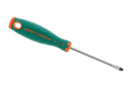 Стержневая шлицевая отвертка Jonnesway Anti-Slip Grip SL4.0х80 мм 46122 D71S480