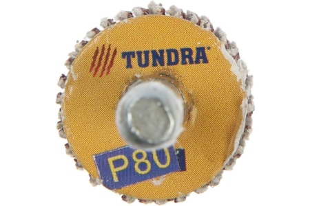 Круг лепестковый радиальный (20х20х6 мм; Р80) ТУНДРА 5162347