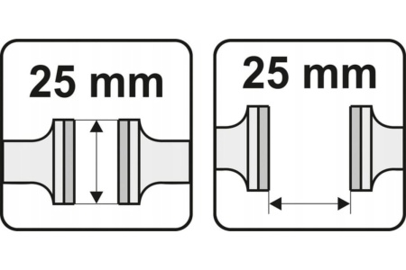 Ручные тиски YATO 25 мм, L-125 мм YT-65080