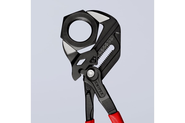 Переставные клещи KNIPEX 52 мм 2, L-250 мм, серые, 1-к ручки, подвес KN-8601250SB
