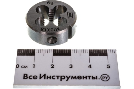 Плашка М10 х 1,5 мм СИБРТЕХ 77027