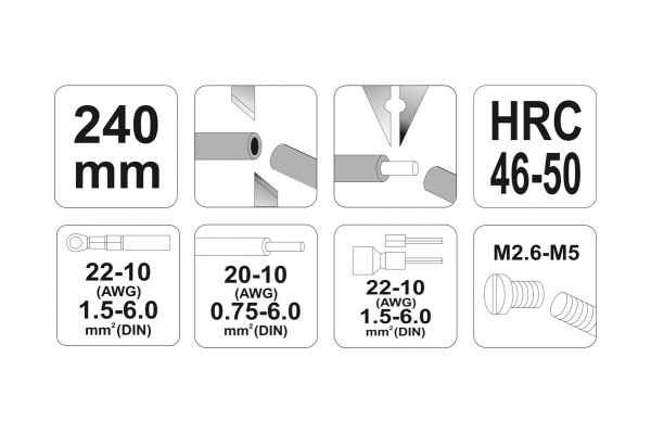 Клещи для снятия изоляции YATO YT-22930