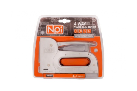 Степлер стальной NPI 4-в-1, HeavyDuty, скобы 6-14 мм 41017