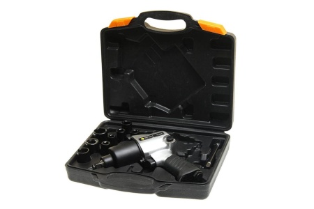 Пневмогайковерт ЭВРИКА с набором ударных головок 12 ER-85268K