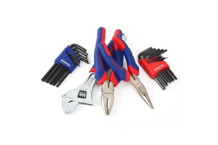 Набор инструментов 183 предмета в раздвижном металлическом ящике WORKPRO W009038