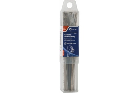 Сверло по металлу удлиненное с кобальтом 5% Profi 5.5x139 мм, 10 шт CUTOP 48-55-139 Сверло по металлу удлиненное с кобальтом 5% Profi 5.5x139 мм, 10 шт CUTOP 48-55-139