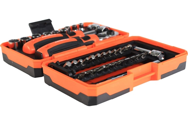 Набор инструментов PATRIOT SPS-38 трещотка с торцевыми головками, отвертка-битодержатель с битами 350003305