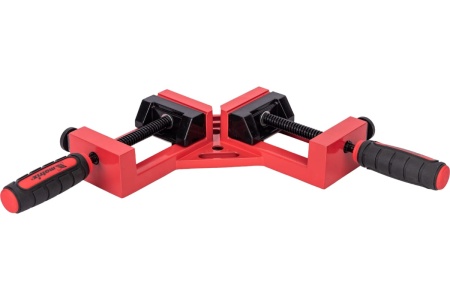 Быстрозажимная угловая струбцина MATRIX 65/65 мм, обрезиненные рукоятки 20322 Быстрозажимная угловая струбцина MATRIX 65/65 мм, обрезиненные рукоятки 20322