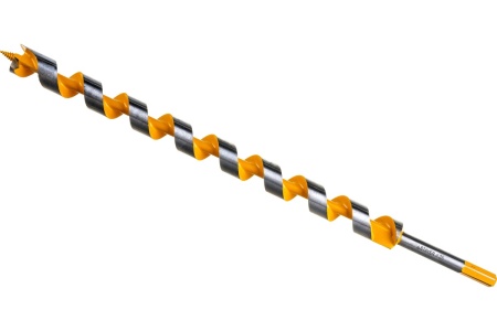 Сверло PROFI спираль Левиса (25х450 мм; сталь 45Mn) по дереву STAYER 29475-450-25