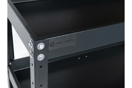 Инструментальная тележка ABC 3 полки 700х350х760 мм ИТЛ-3Г