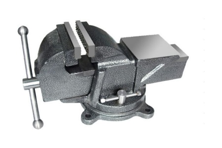 Слесарные тиски CNIC 100 мм 4" поворотные, массивные, с наковальней LT83004 50837