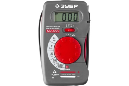 Цифровой мультиметр ЗУБР МАСТЕР МХ-600 59800