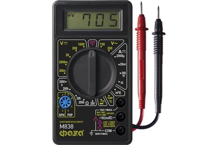 Цифровой мультиметр ФАZА M838 5000452