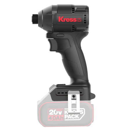 Винтоверт аккумуляторный бесщеточный ударный KRESS KUB61.9, 20В, 230 Нм, без АКБ и ЗУ, коробка