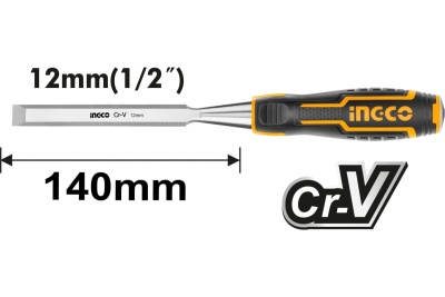 Стамеска INGCO 12мм INDUSTRIAL HWC0812