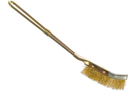 Щётка с металлической рукояткой, латунная щетина Дело техники 270131